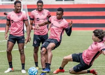 Vitória encerra preparação para compromisso diante do Ituano fora de casa