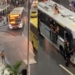 Ônibus completamente lotado é flagrado transitando por orla de badala capital do Brasil