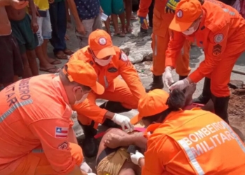 Homem é resgatado de bueiro em Fazenda Grande do Retiro