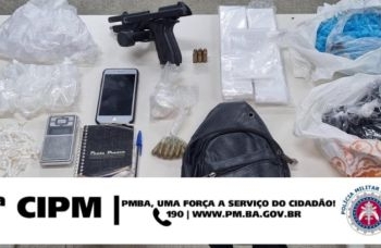 Polícia encontra armas e drogas com traficante que se exibia nas redes sociais