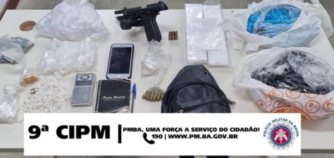 Polícia encontra armas e drogas com traficante que se exibia nas redes sociais