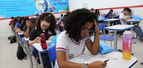 Bahia alcança 85% de participação dos estudantes nas provas do Saeb