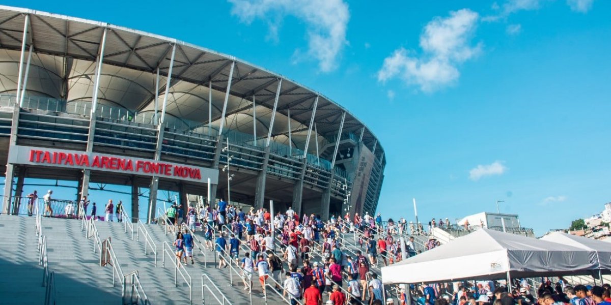 Arena Fonte Nova divulga comunicado para duelo entre Bahia x Atlético-MG