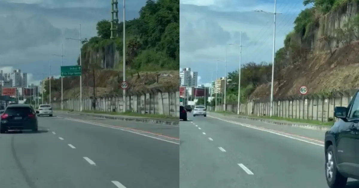 Exército explica que área na Avenida Paralela foi podada para receber novo outdoor