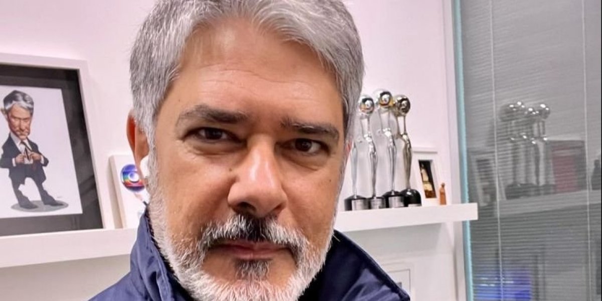 William Bonner é afastado do JN após diagnóstico de Covid-19