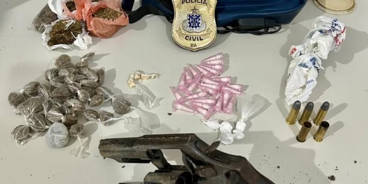 Polícia Civil prende suspeito de tráfico de drogas em Eunápolis