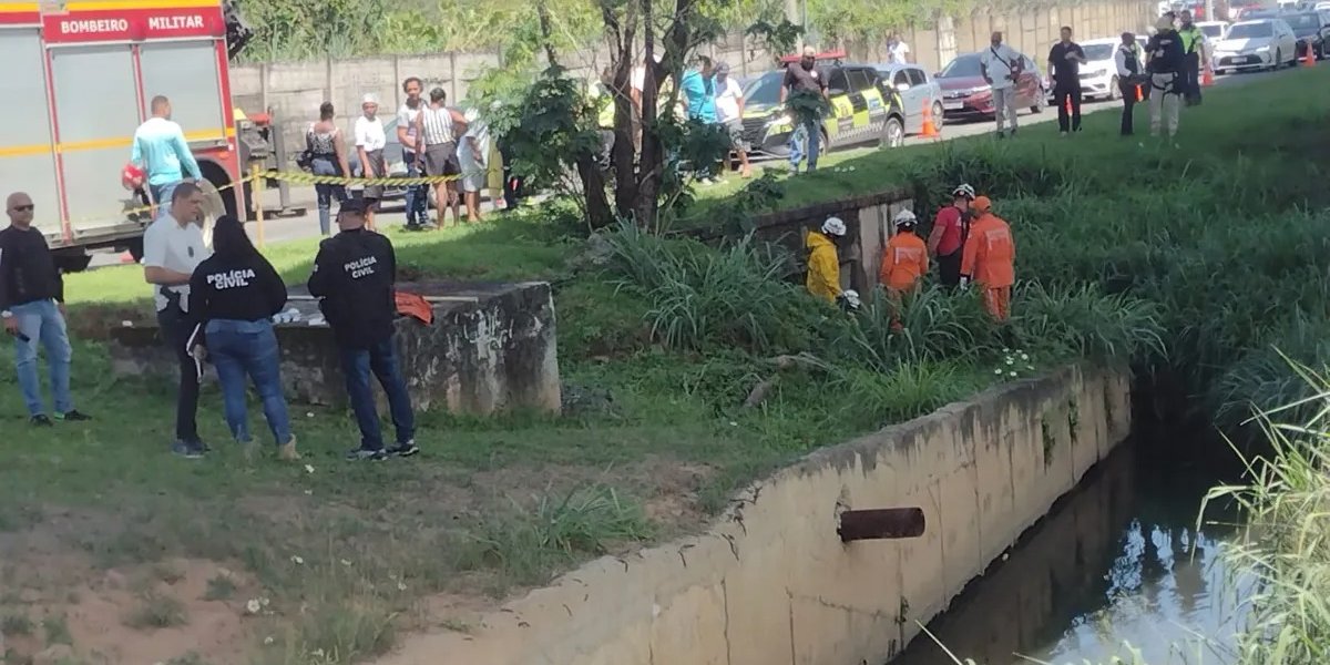Corpo é encontrado em córrego na Av.Paralela