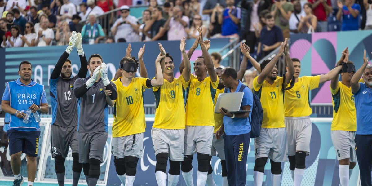 Paralimpíadas 2024: Brasil segue rumo ao hexa com vitória na estreia no futebol