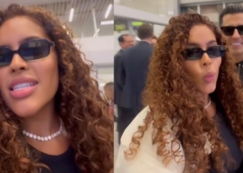 Sthe Matos e Kevi Jonny embarcam em voo inaugural Salvador – Paris