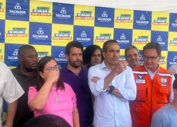 Bruno Reis comenta sobre desaparecimento de mergulhador e entrega da ponte Salvador-Itaparica