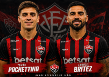Vitória fecha acordo com argentinos Tomás Pochettino e Emanuel Brítez para reforçar elenco