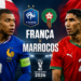 França e Marrocos fazem duelo decisivo por vaga na semifinal da Copa do Mundo